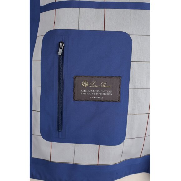 $1,950 Loro Piana Waterproof Green Storm System Vest SZ L Blue NWT - Picture 8 of 10